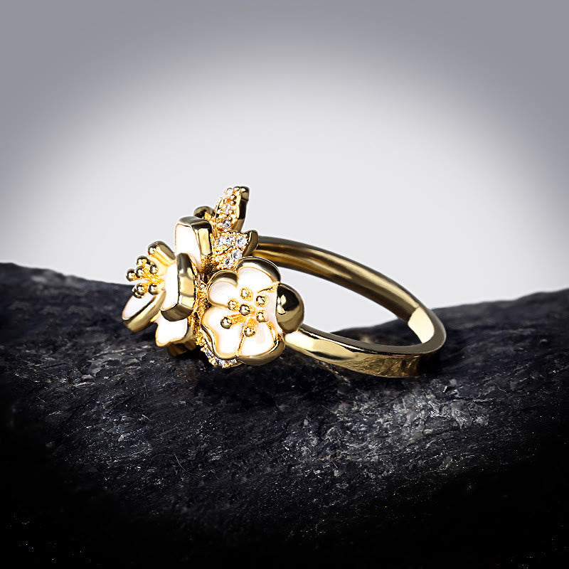 Nimara Ritual Daisy Copper Luck Balance Ring