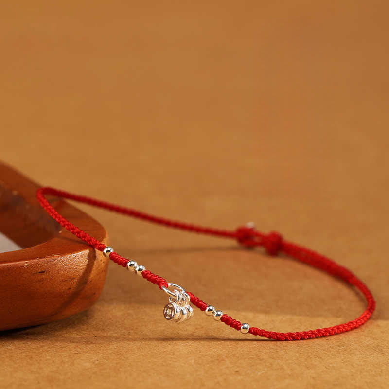 Nimara Ritual Handcrafted 925 Sterling Silver Copper Coins Design Protection Strength Ultra-Thin Bracelet Anklet