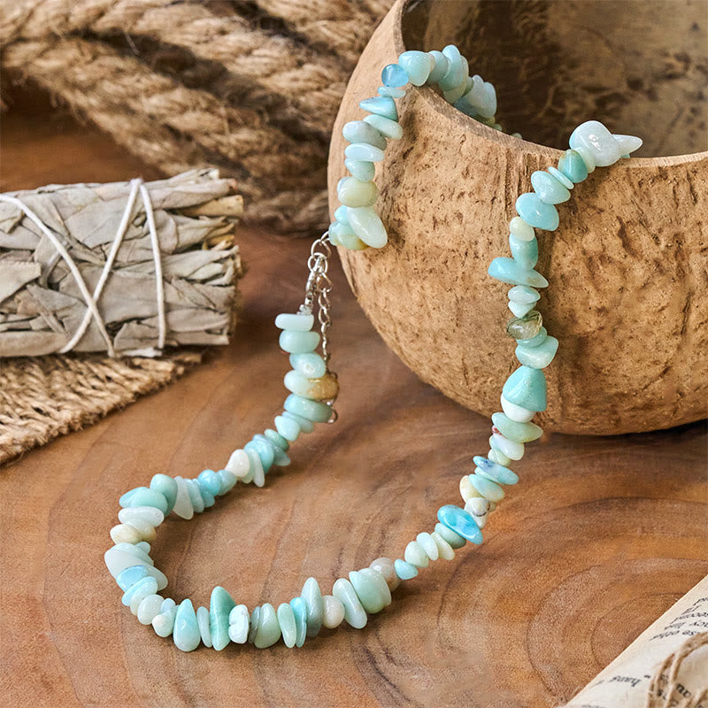 Nimara Ritual Natural Crystal Stone Luck Necklace