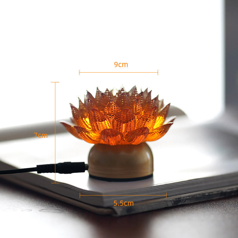 Nimara Ritual Lotus Liuli Glass Copper Brass New Begining Home Decoration