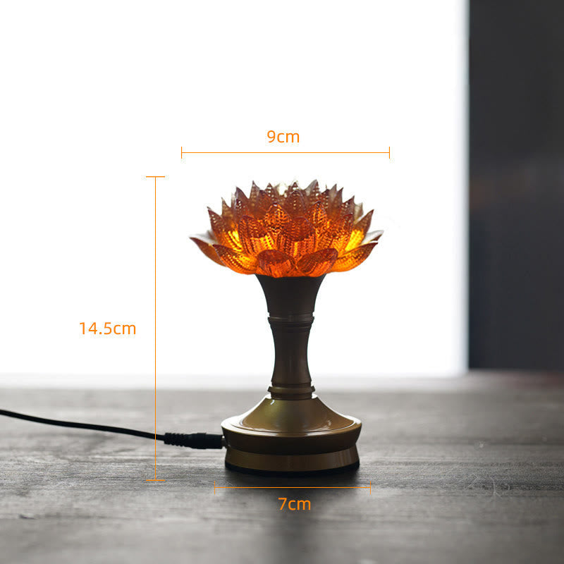 Nimara Ritual Lotus Liuli Glass Copper Brass New Begining Home Decoration