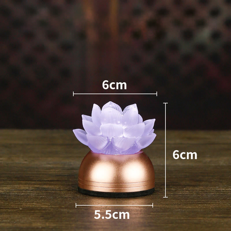 Nimara Ritual Lotus Liuli Glass Copper New Begining Home Decoration