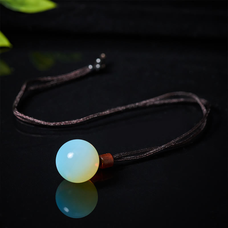 Nimara Ritual White Crystal Pink Crystal Tiger Eye Smoky Quartz Protection Necklace Pendant