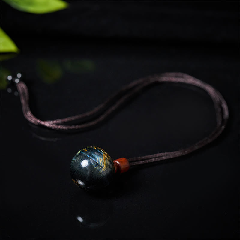 Nimara Ritual White Crystal Pink Crystal Tiger Eye Smoky Quartz Protection Necklace Pendant