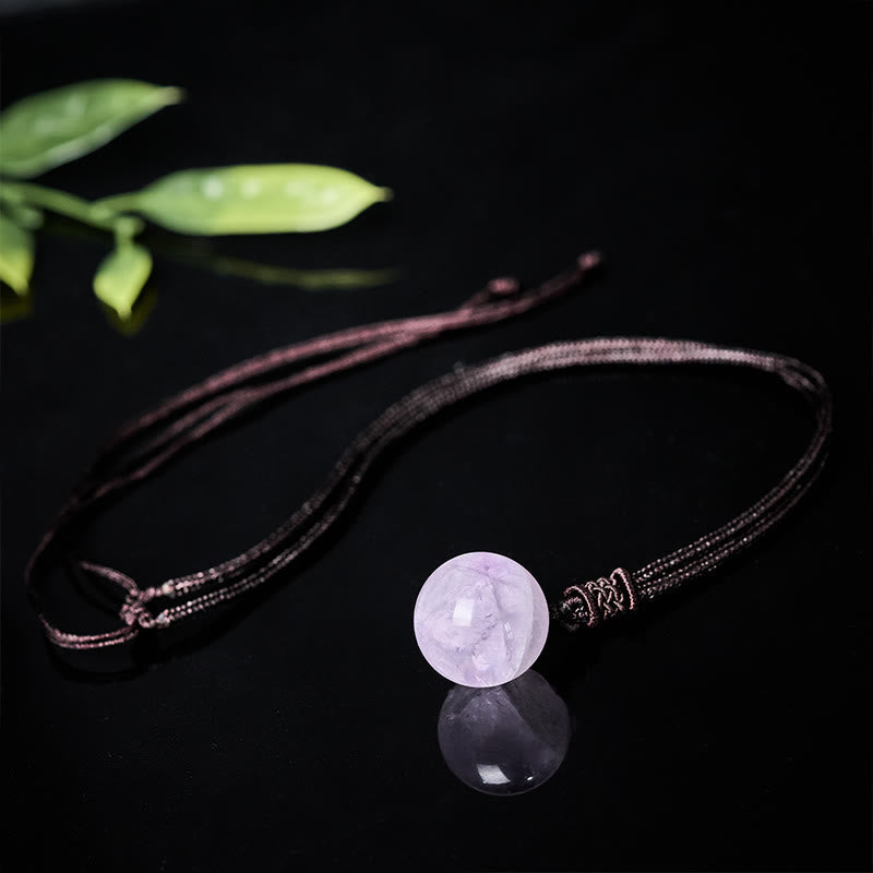 Nimara Ritual Amethyst Yellow Agate Various Agate Pink Crystal Lazurite Lapis Lazuli Balance Necklace Pendant