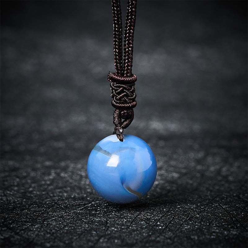Nimara Ritual Amethyst Yellow Agate Various Agate Pink Crystal Lazurite Lapis Lazuli Balance Necklace Pendant