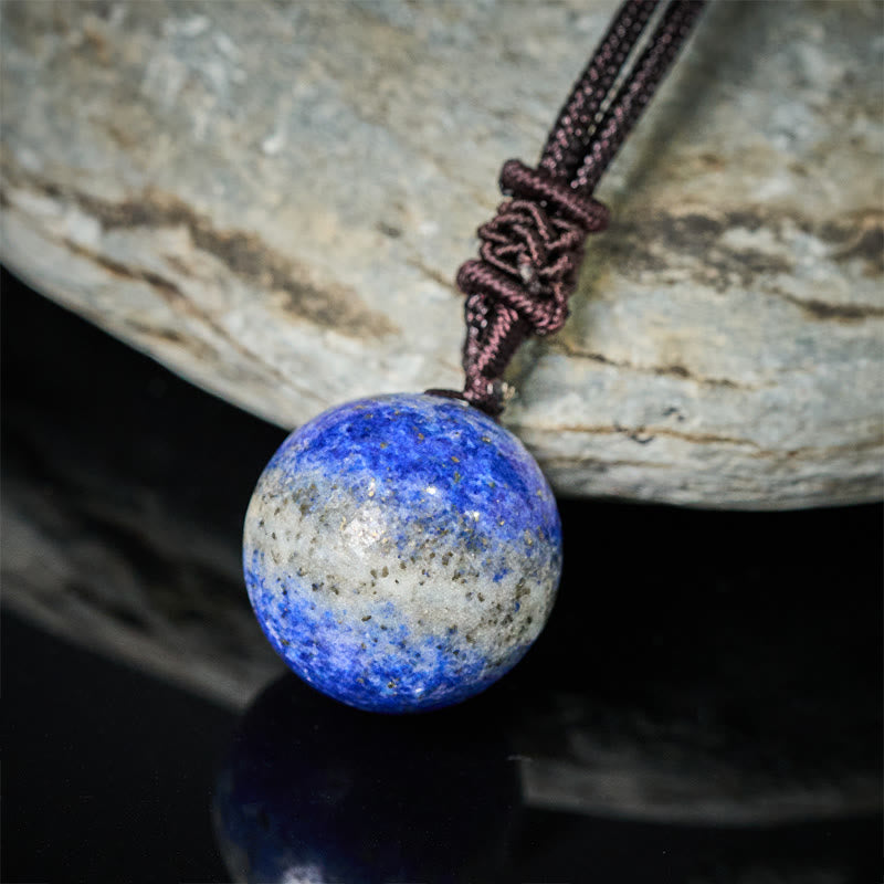 Nimara Ritual Amethyst Yellow Agate Various Agate Pink Crystal Lazurite Lapis Lazuli Balance Necklace Pendant