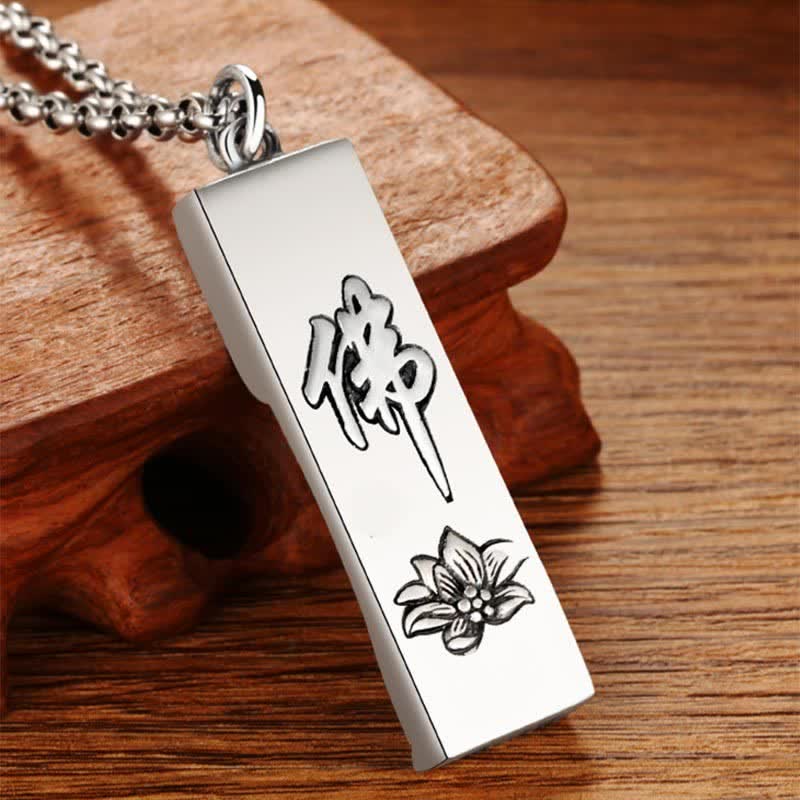 Nimara Ritual Tathagata Buddha Strength Protection Amulet Lucky Vintage Style Pendant Necklace