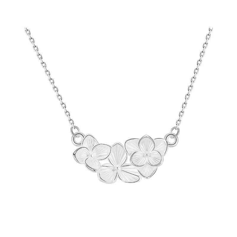 Nimara Ritual 999 Sterling Silver Flower Blessing Necklace Pendant