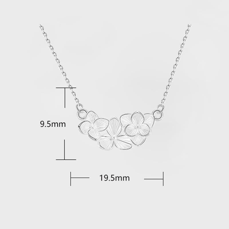 Nimara Ritual 999 Sterling Silver Flower Blessing Necklace Pendant