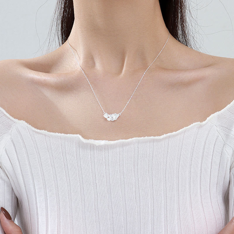 Nimara Ritual 999 Sterling Silver Flower Blessing Necklace Pendant