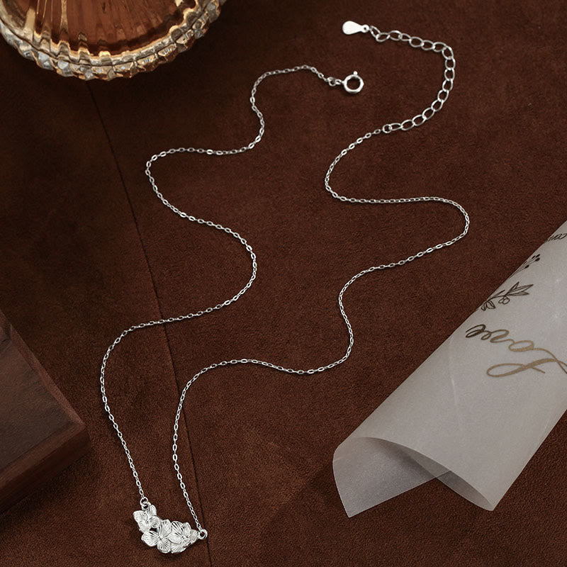 Nimara Ritual 999 Sterling Silver Flower Blessing Necklace Pendant