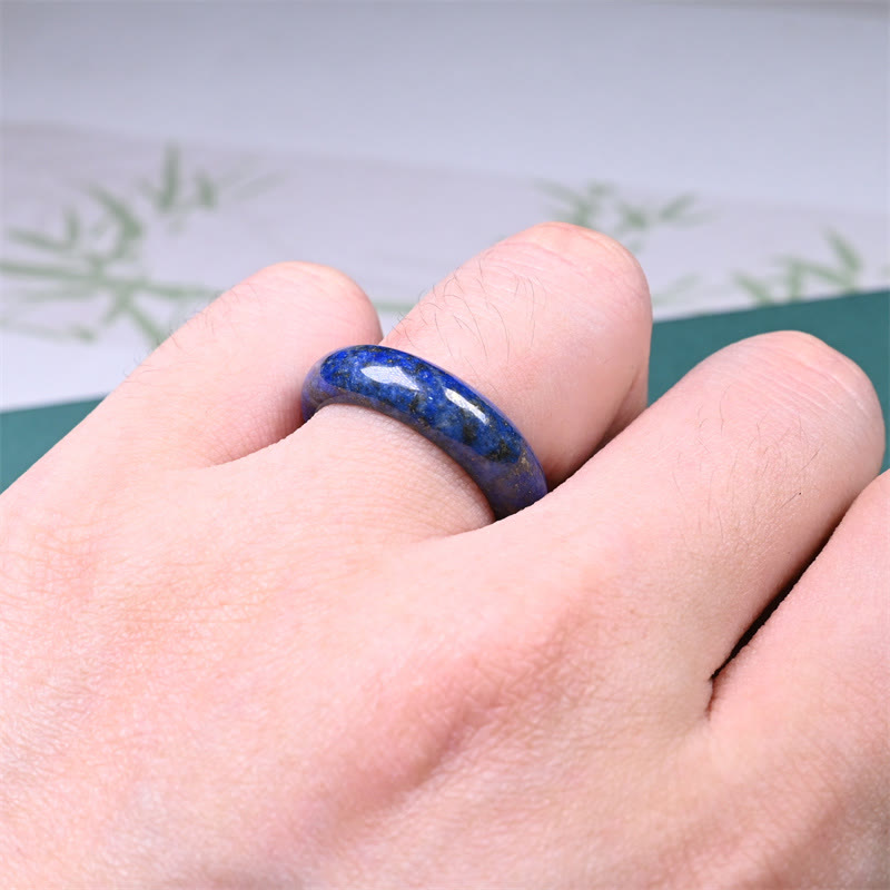 Nimara Ritual Natural Lazurite Lapis Lazuli Self Care Ring