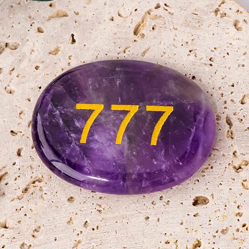 Nimara Ritual Angel Numbers White Crystal Red Jasper Pink Crystal Green Aventurine Meditation Palm Stone