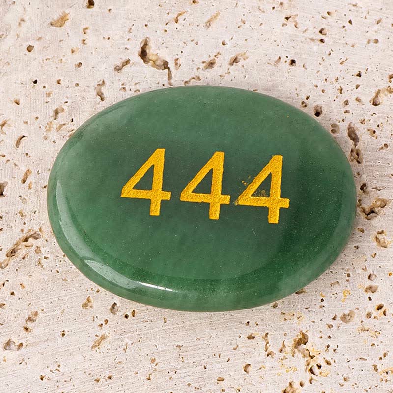 Nimara Ritual Angel Numbers White Crystal Red Jasper Pink Crystal Green Aventurine Meditation Palm Stone