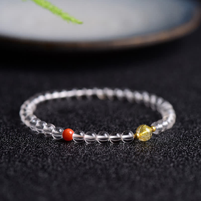 Nimara Ritual Natural Clear Quartz Clarity Bracelet