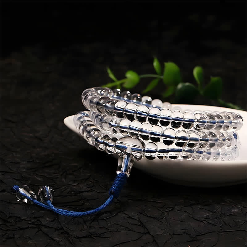 Nimara Ritual Liuli 108 Flat Beads Spiral Rope Wisdom Mala