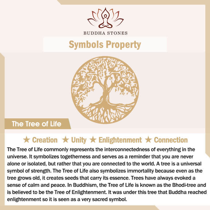 Nimara Ritual Braided Leather Titanium Steel Tree Of Life Connection Wrap Bracelet