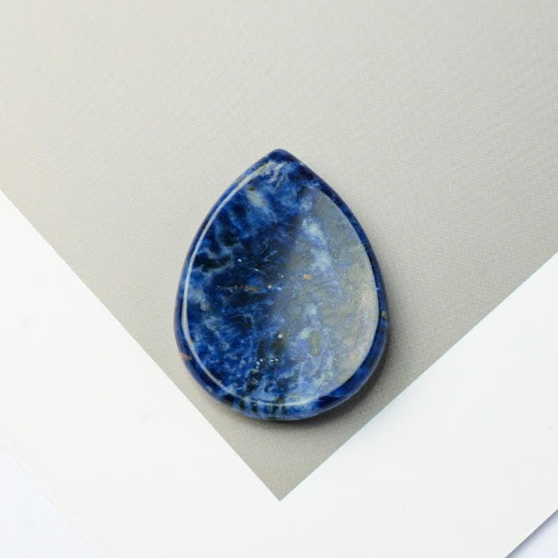 Nimara Ritual Teardrop Shape Worry Stone Protection Crystal Decor 45*35*8mm