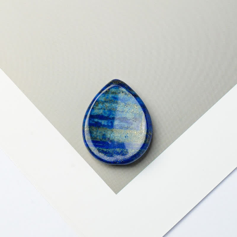 Nimara Ritual Teardrop Shape Worry Stone Protection Crystal Decor 45*35*8mm