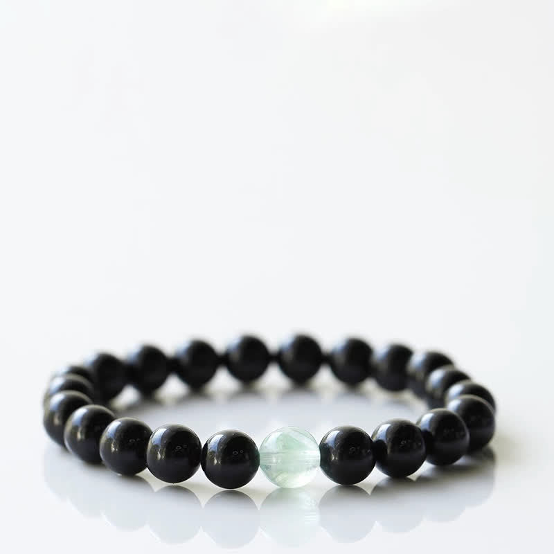Nimara Ritual Black Tourmaline Crystal Zodiac Animal Design Resilience Bracelet