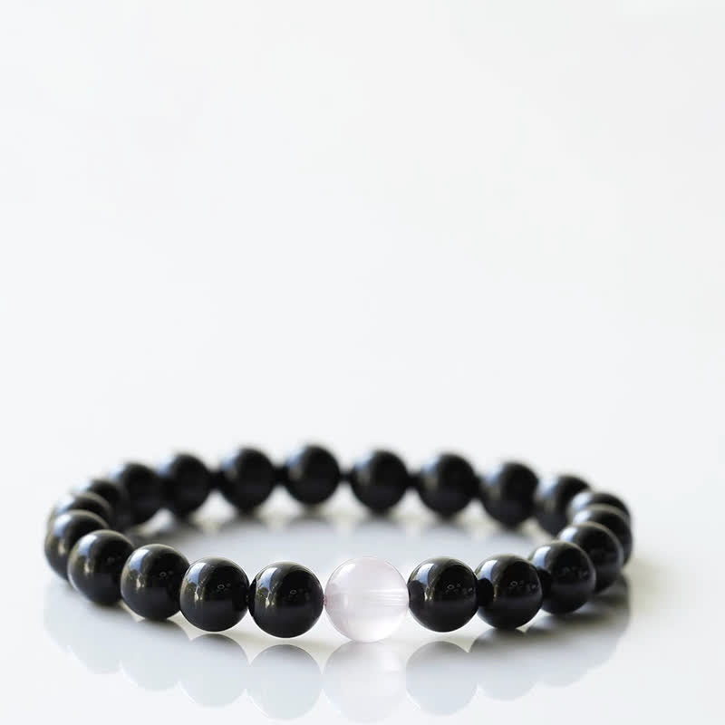 Nimara Ritual Black Tourmaline Crystal Zodiac Animal Design Resilience Bracelet