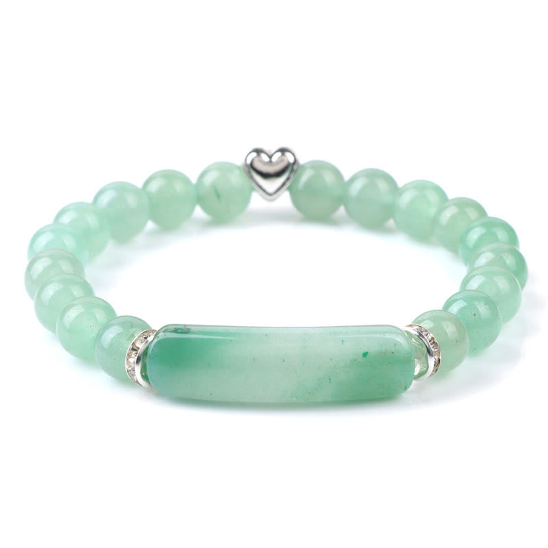 Nimara Ritual Amethyst Tiger Eye Lapis Lazuli Green Aventurine Rhodonite Dalmatian Jasper Healing Bracelet