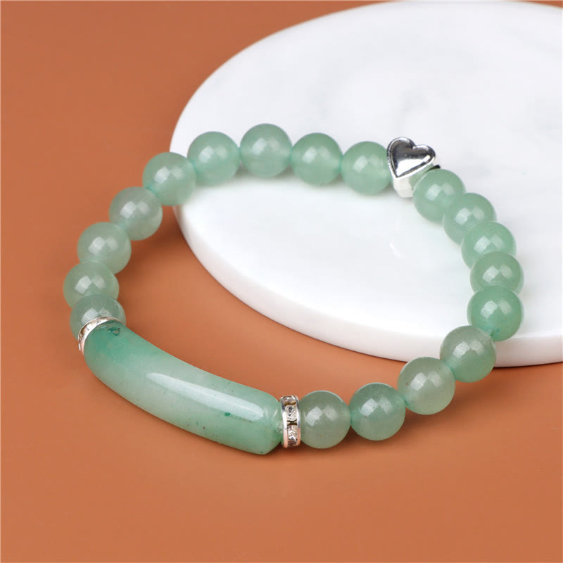Nimara Ritual Amethyst Tiger Eye Lapis Lazuli Green Aventurine Rhodonite Dalmatian Jasper Healing Bracelet