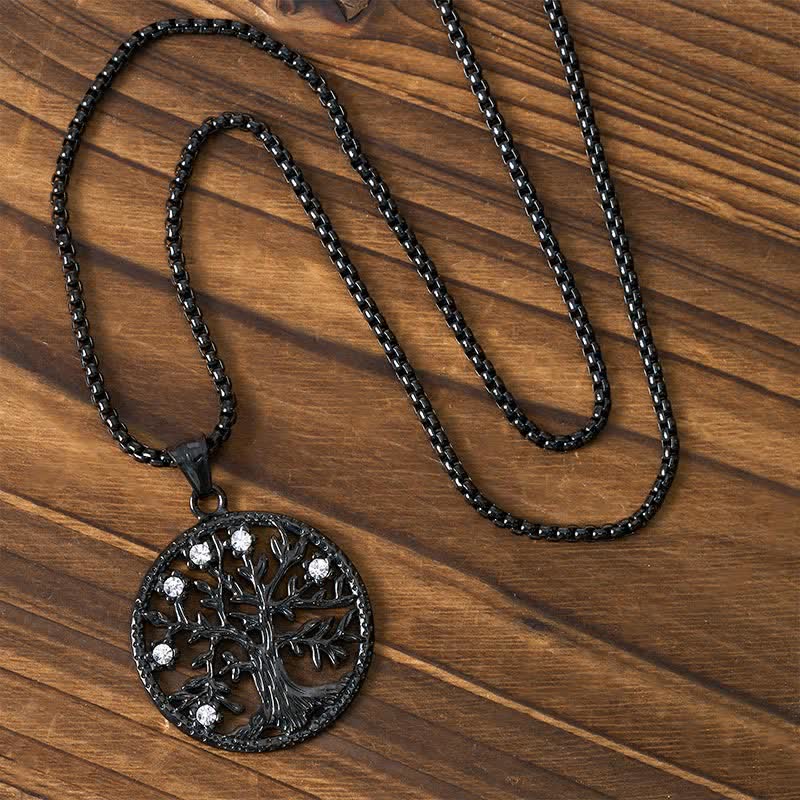 Nimara Ritual The Tree Of Life Titanium Steel Creation Necklace Pendant