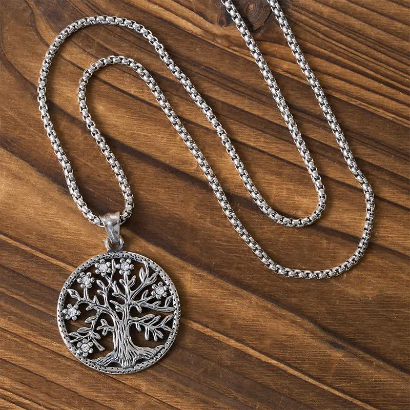 Nimara Ritual The Tree Of Life Titanium Steel Creation Necklace Pendant
