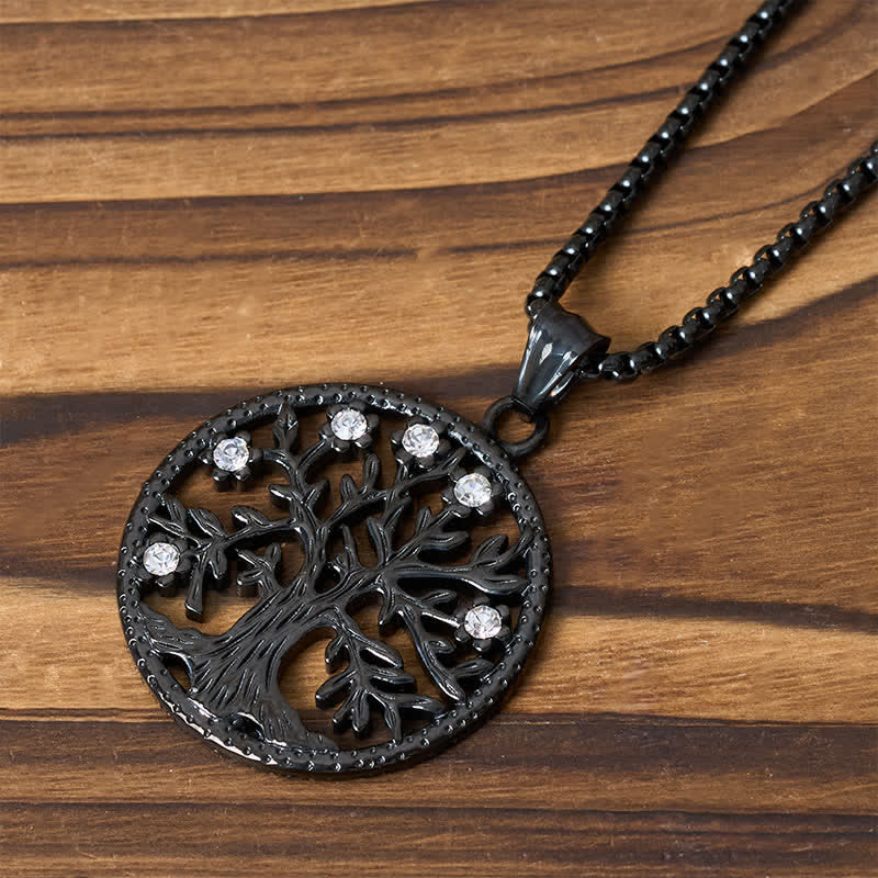 Nimara Ritual The Tree Of Life Titanium Steel Creation Necklace Pendant