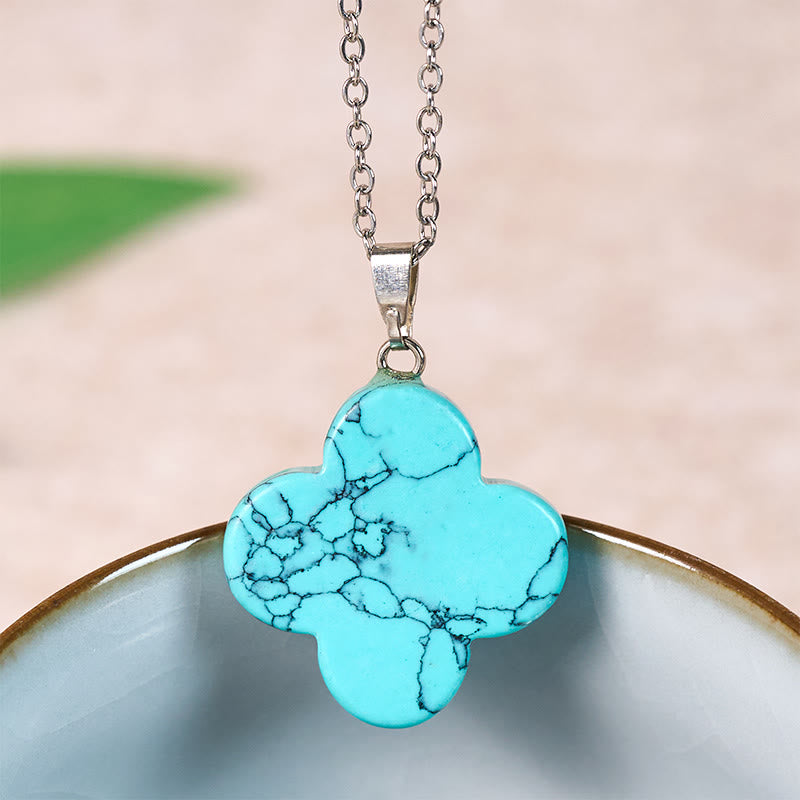 Nimara Ritual Various Crystal Green Aventurine Black Obsidian Tiger Eye Plum Blossom Luck Necklace Pendant
