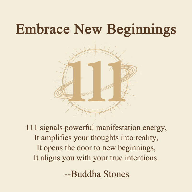 Nimara Ritual "Embrace New Beginnings" 111 Angel Number Natural Red Jasper Key Chain Hanging Decoration Includes Gift Message Card