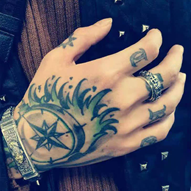 Nimara Ritual Pixiu Om Mani Padme Hum Copper Rotatable Ring