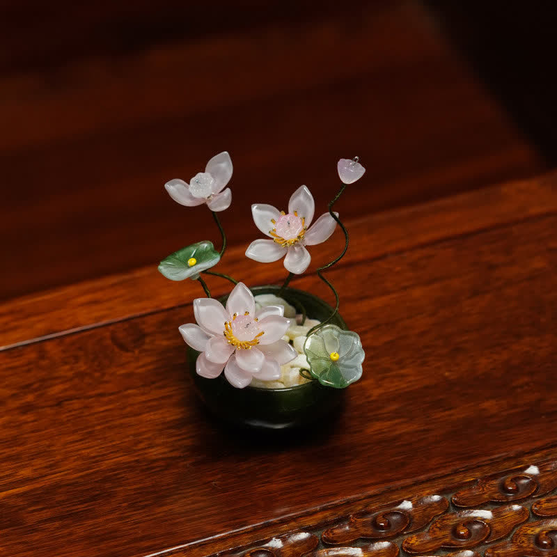 Nimara Ritual Lotus Liuli Flowerpot Handmade Mindful Living Decor