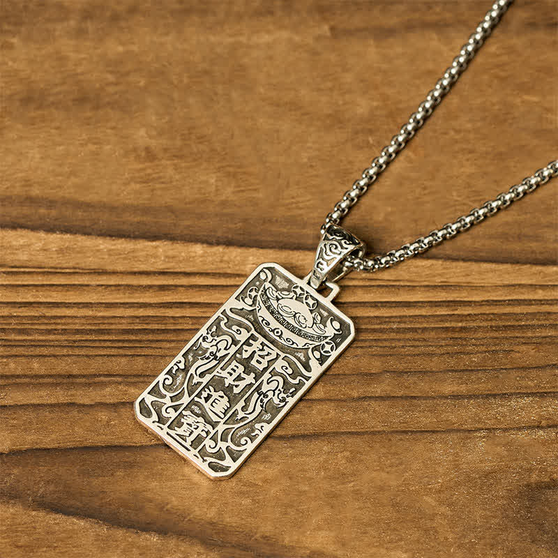 Nimara Ritual Copper PiXiu Chain Wealth Necklace Pendant