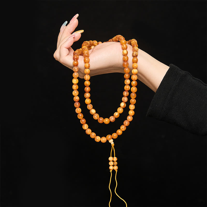 Nimara Ritual 108 Beads Resin-Rich Pine Wood Calm Energy Mala