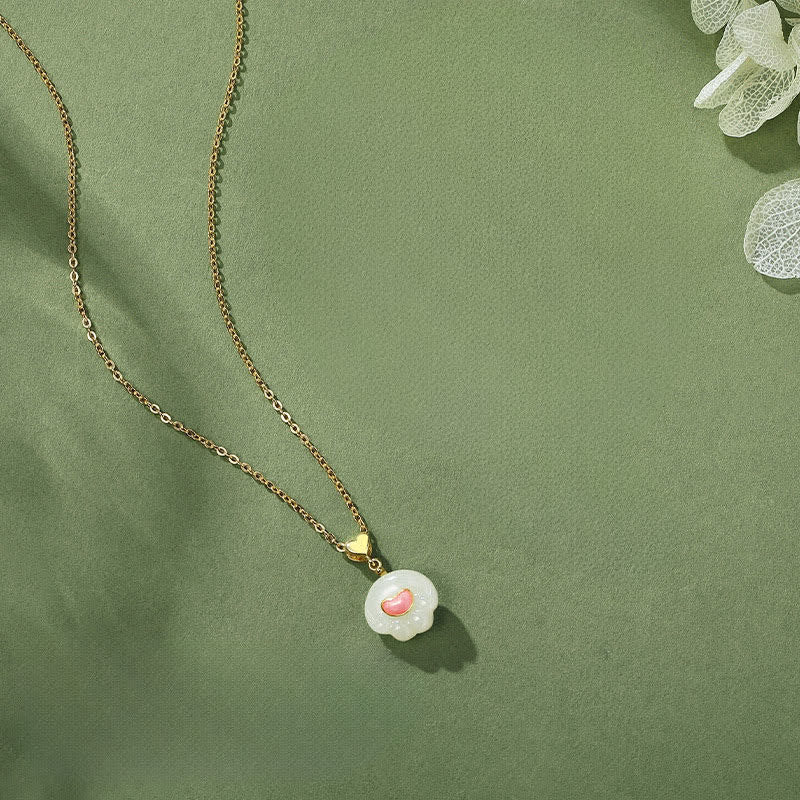 Nimara Ritual Natural Hetian Jade Cat Paw 925 Sterling Silver Luck Necklace
