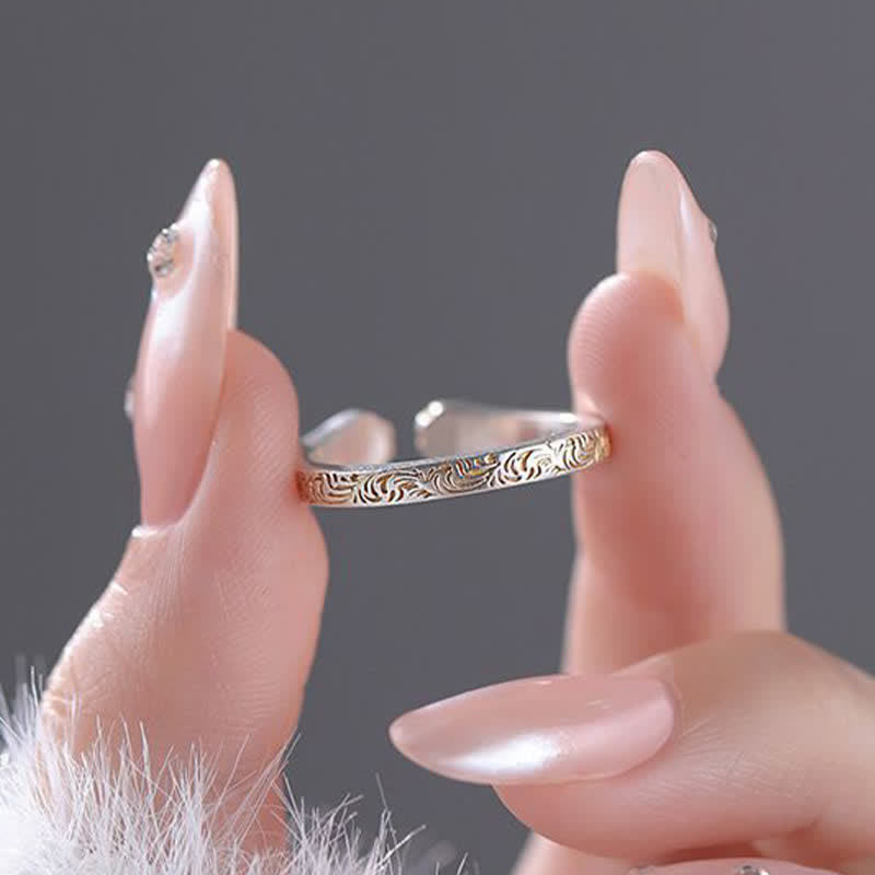 Nimara Ritual 999 Sterling Silver Cat Paw Balance Ring