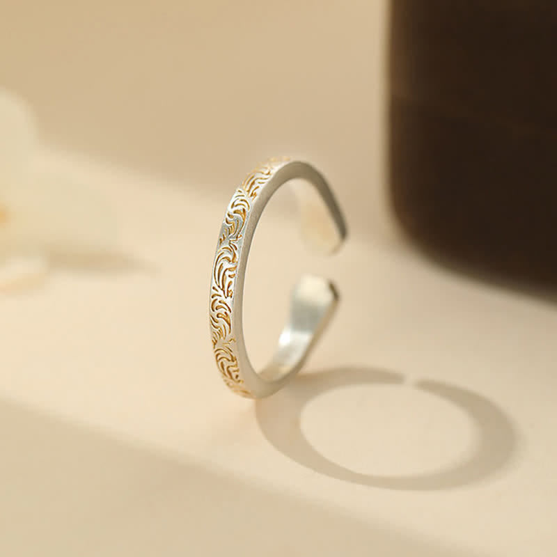 Nimara Ritual 999 Sterling Silver Cat Paw Balance Ring