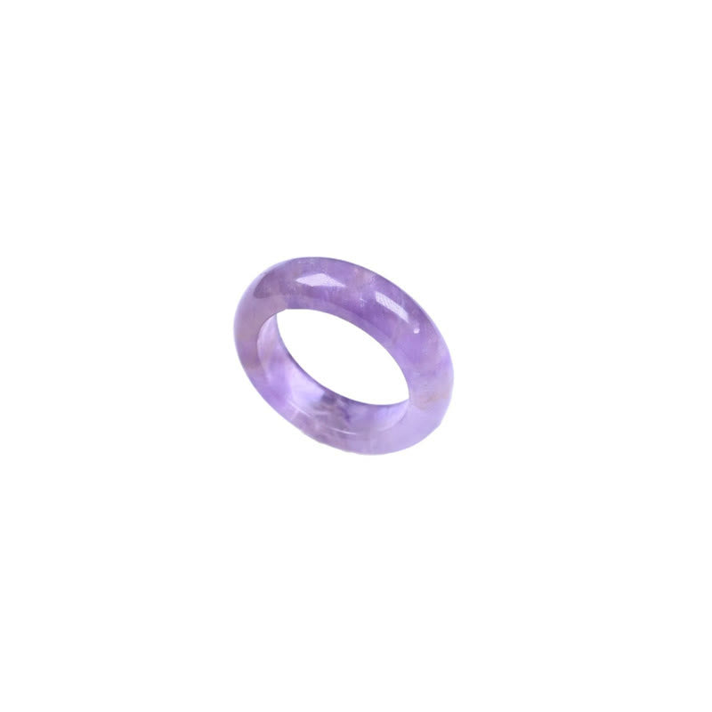 Nimara Ritual Natural Amethyst Spiritual Awareness Ring