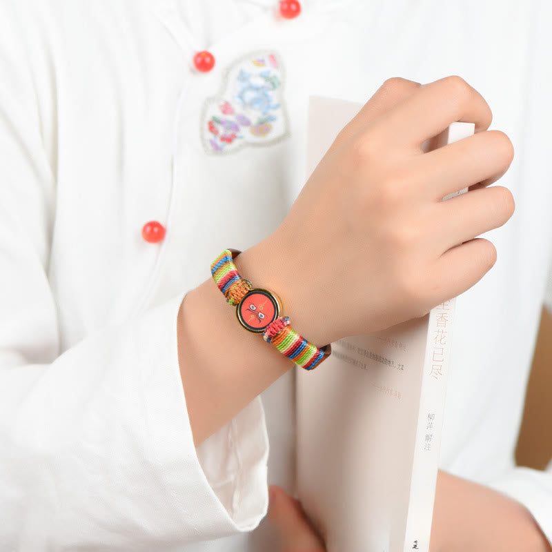 Nimara Ritual Tibetan Five Directions Gods Of Wealth Buddha Eye Blessing Bracelet
