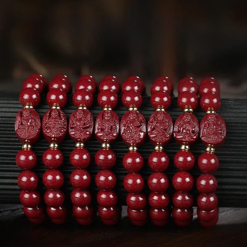 Nimara Ritual The Chinese Zodiac Natal Buddha Cinnabar Blessing Bracelet