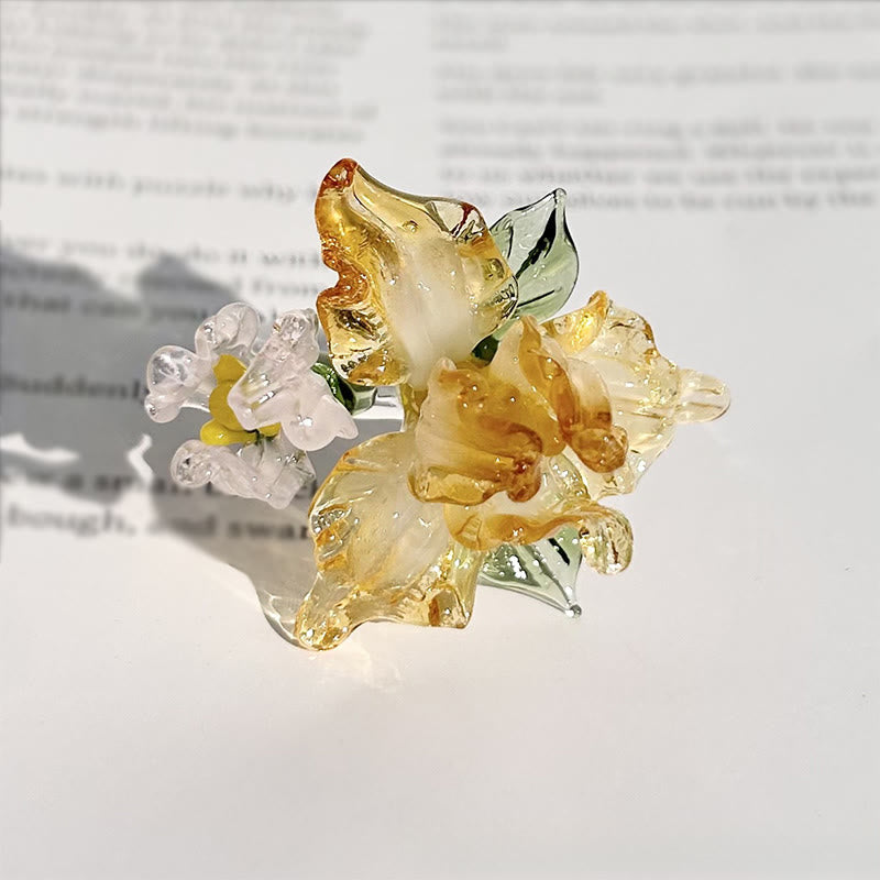 Nimara Ritual Liuli Iris Flower Wisdom Ring