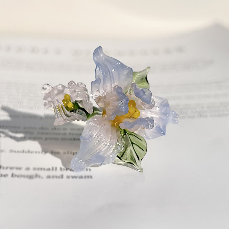 Nimara Ritual Liuli Iris Flower Wisdom Ring
