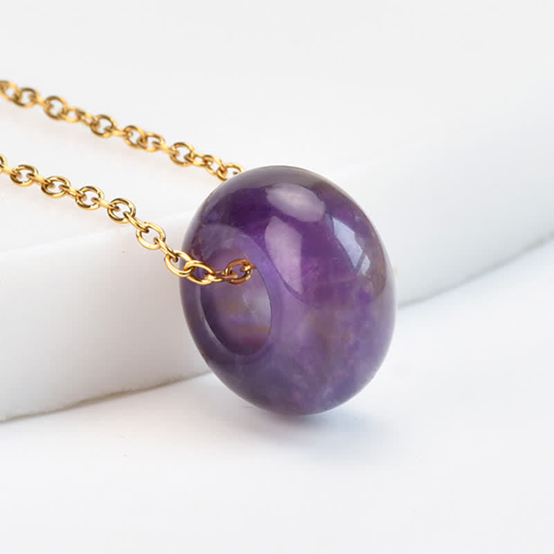 Self-care and Healing Natural Rose Quartz Green Aventurine Round Crystal Necklace