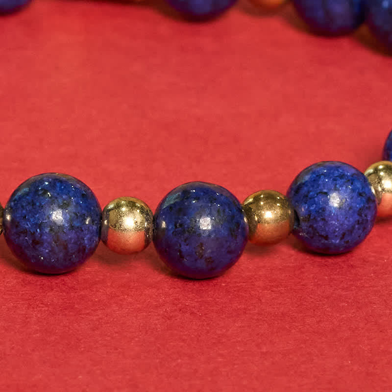 Nimara Ritual Natural Lapis Lazuli Evil Eye Balance Bracelet