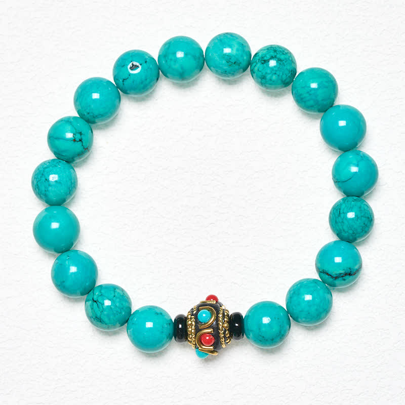 Nimara Ritual Tibetan Turquoise Protection Bracelet
