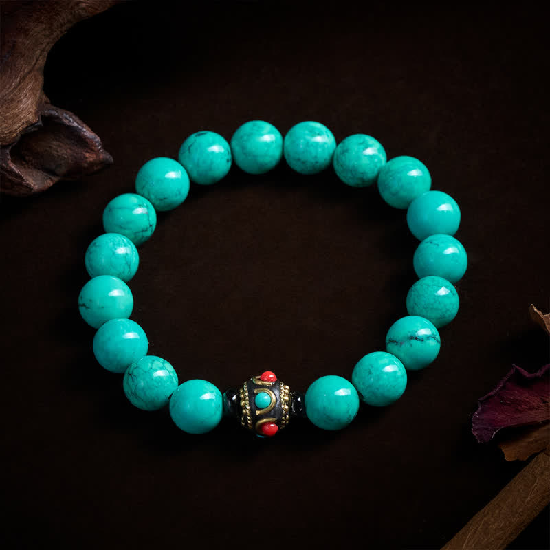 Nimara Ritual Tibetan Turquoise Protection Bracelet