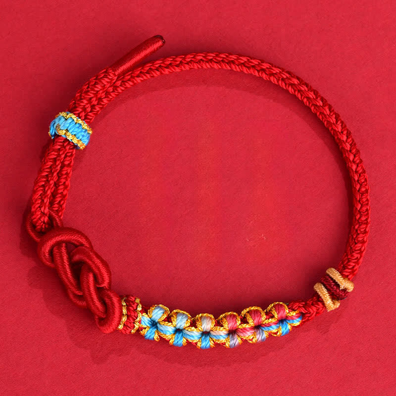 Nimara Ritual Hand-Woven Red String Chinese Knotting Luck Bracelet